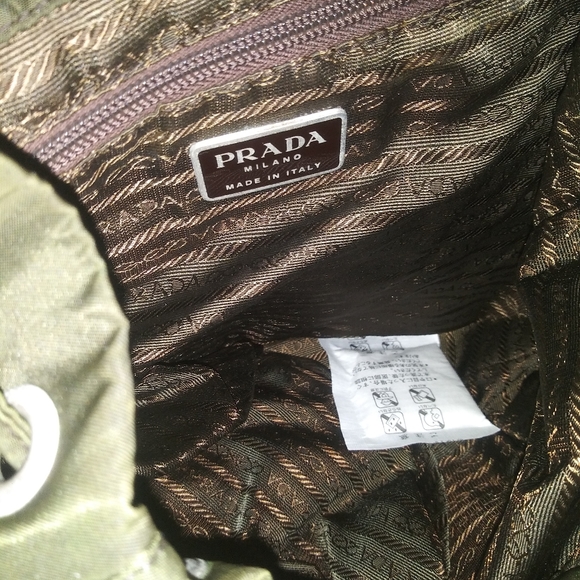 Authentic Prada Small Army Green Backpack - Picture 9 of 10